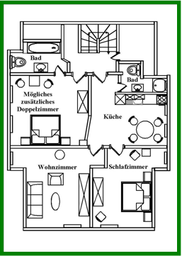 Grundriss Ferienwohnung